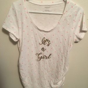 “It’s a girl” maternity shirt